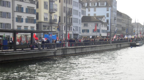 Первомайская демонстрация в Цюрихе