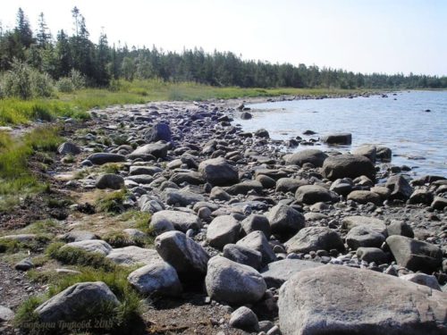 Камни на озере